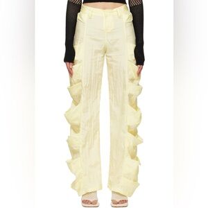 Isa Boulder Yellow Stash Trousers Size Small